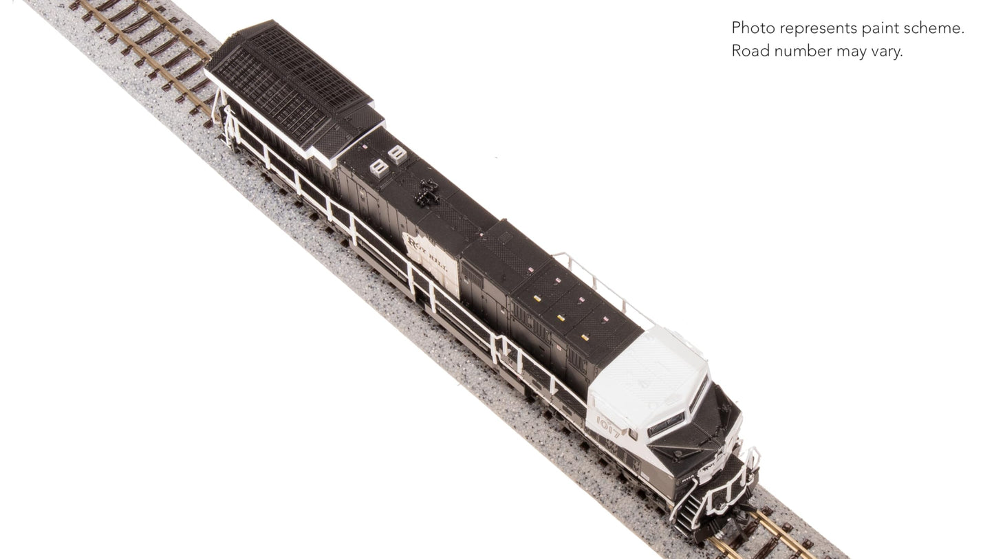 Broadway Limited 8601 GE AC6000, Roy Hill Mining #1017, Black/White Paint, No-Sound/DCC-Ready, N Scale