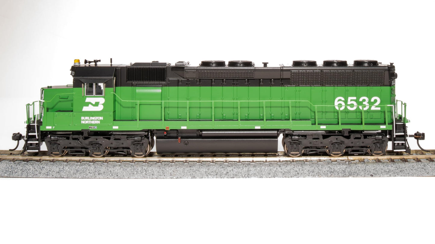 Broadway Limited 4285 EMD SD45, BN #6538, Green & Black, Paragon4 Sound/DC/DCC, HO