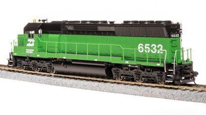 Broadway Limited 4284 EMD SD45, BN #6532, Green & Black, Paragon4 Sound/DC/DCC, HO