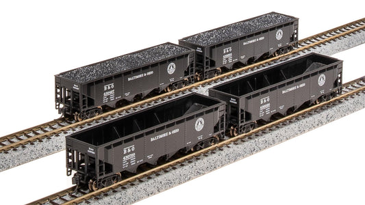 Broadway Limited 7421 ARA 70-Ton Quad Hopper, B&O W2b, 40s/50s w/Capital Dome, 4-Pack B, N