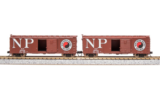 Broadway Limited 7280 USRA 40' Steel Boxcar, NP, 2-Pack, N