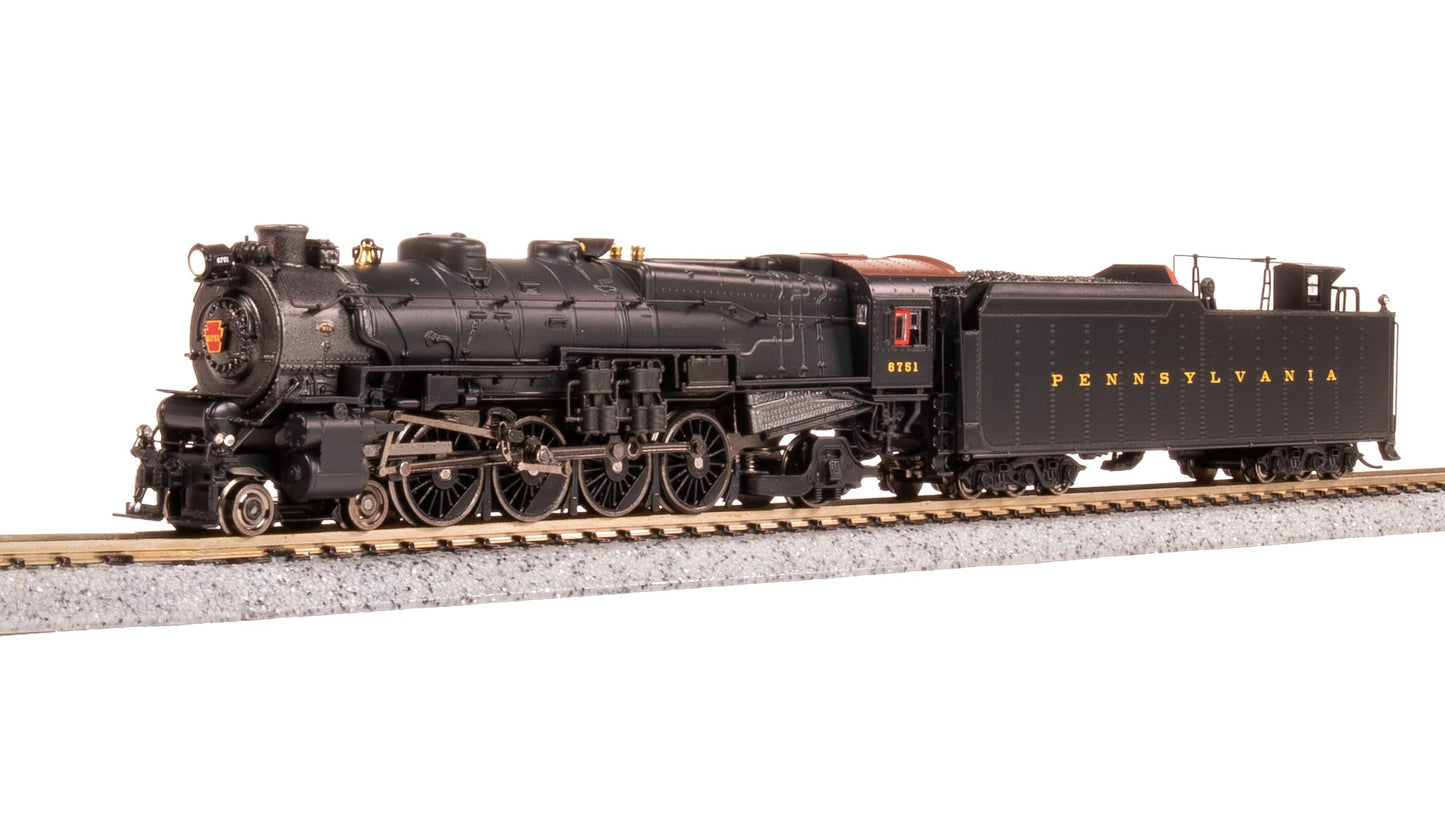 Broadway Limited 8510 PRR M1a 4-8-2, #6751, Paragon4 Sound/DC/DCC, N Scale