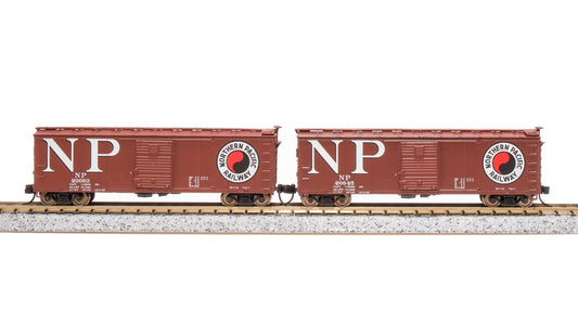 Broadway Limited 7280 USRA 40' Steel Boxcar, NP, 2-Pack, N