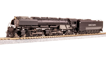 Broadway Limited 6983 UP Challenger 4-6-6-4, #3714, Black & Graphite, Oil Tender, w/Wind Wings, Paragon4 Sound/DC/DCC, Smoke, N Scale
