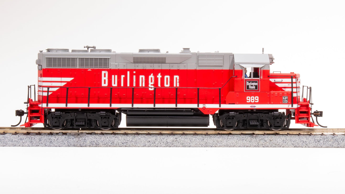 Broadway Limited 7535 EMD GP35, CBQ 992, Chinese Red, Paragon4 Sound/DC/DCC, HO Scale