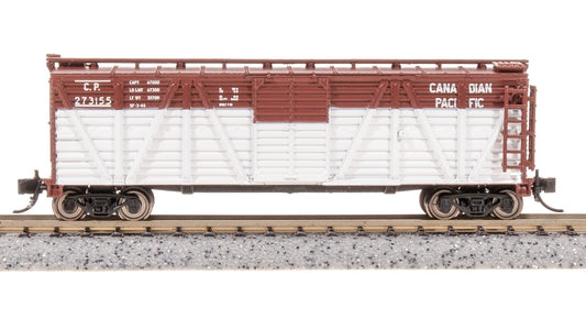 Broadway Limited 8460 40' Wood Stock Car, CP 273190, Mule Sounds, N Scale