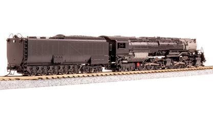 Broadway Limited 6991 UP Challenger 4-6-6-4, Unlettered, Black & Graphite, Coal Tender, Paragon4 Sound/DC/DCC, Smoke, N Scale