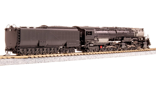 Broadway Limited 6991 UP Challenger 4-6-6-4, Unlettered, Black & Graphite, Coal Tender, Paragon4 Sound/DC/DCC, Smoke, N Scale