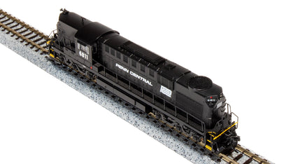 Broadway Limited 6620 Alco RSD-15, Penn Central #6811, Black w/White Lettering & Logo, Paragon4 Sound/DC/DCC, N