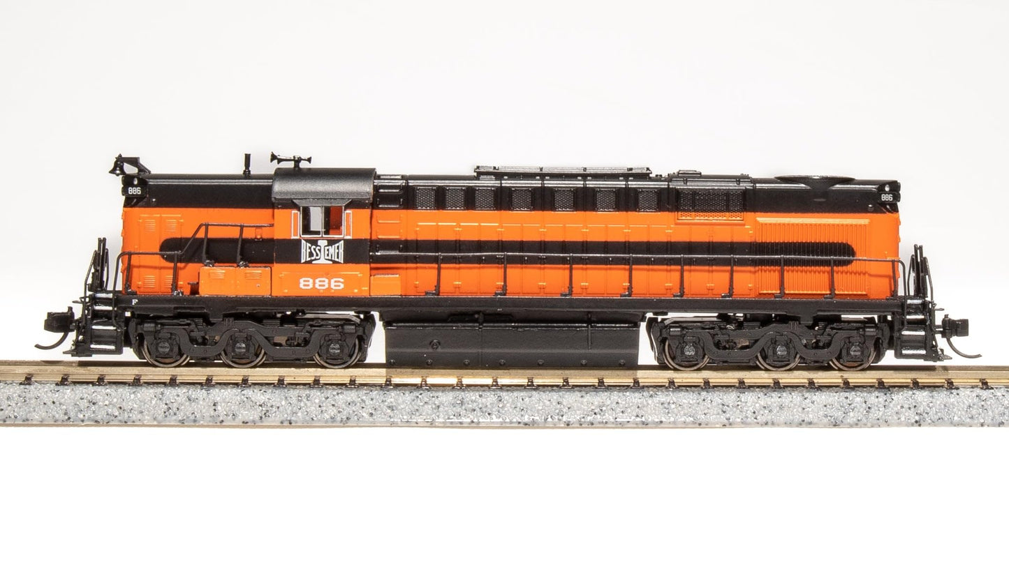 Broadway Limited 6614 Alco RSD-15, B&LE #885, Orange & Black, Paragon4 Sound/DC/DCC, N