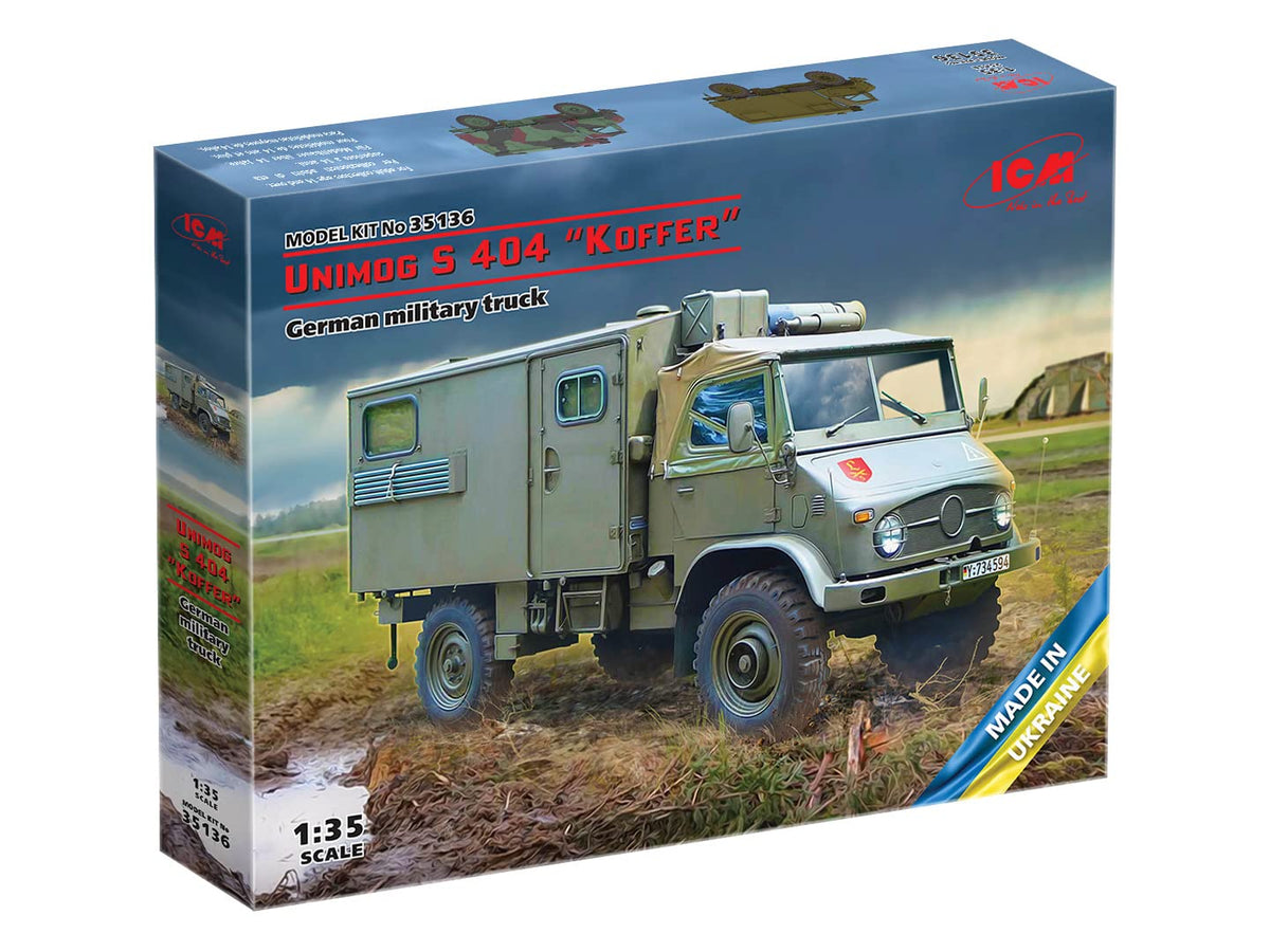 Unimog S 404 with box body