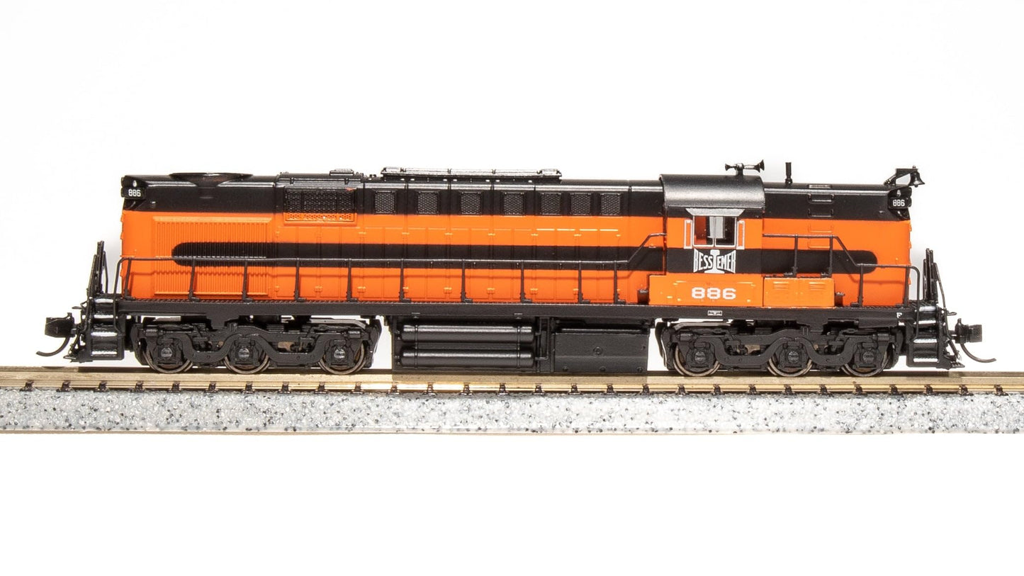 Broadway Limited 6614 Alco RSD-15, B&LE #885, Orange & Black, Paragon4 Sound/DC/DCC, N