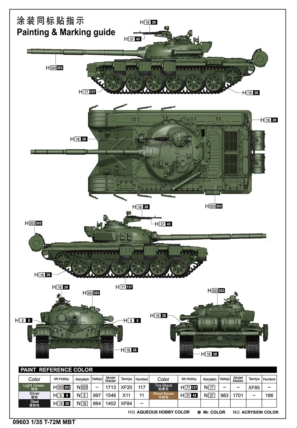 1/35 T72M Main Battle Tank