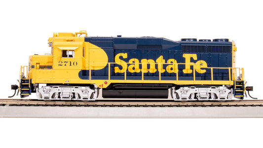 Broadway Limited 7560 EMD GP30, ATSF 2710, Blue Warbonnet, Paragon4 Sound/DC/DCC, (GP30u) HO Scale
