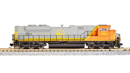 Broadway Limited 7038 EMD SD70ACe, QNS&L #503, Orange & Gray, Paragon4 Sound/DC/DCC, N
