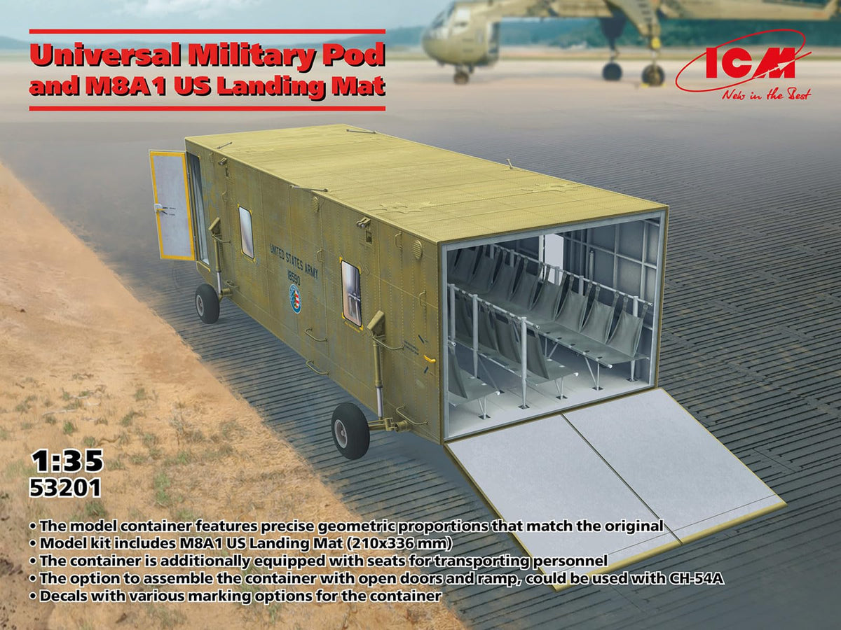 Universal Military Pod and M8A1 US Landing Mat