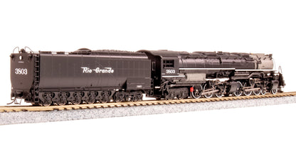 Broadway Limited 6987 D&RGW Challenger 4-6-6-4, #3803, Black & Graphite, Coal Tender, Paragon4 Sound/DC/DCC, Smoke, N Scale