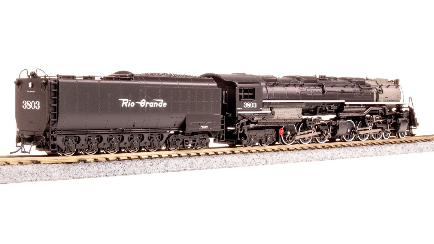 Broadway Limited 8657 D&RGW Challenger 4-6-6-4, #3803, Black & Graphite, Coal Tender, No-Sound/DCC-Ready, N Scale