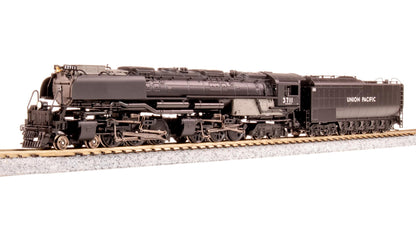 Broadway Limited 8652 UP Challenger 4-6-6-4, #3711, Black & Graphite, Oil Tender, w/Wind Wings, No-Sound/DCC-Ready, N Scale