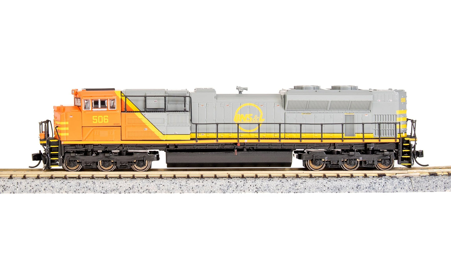 Broadway Limited 7039 EMD SD70ACe, QNS&L #506, Orange & Gray, Paragon4 Sound/DC/DCC, N