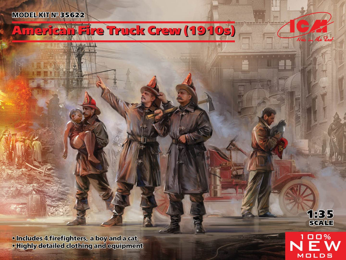 American Fire Truck Crew (1910s)