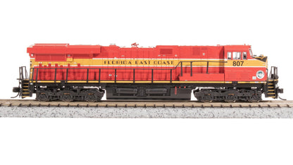 Broadway Limited 8638 GE ES44AC, FEC 807, Red & Yellow, No-Sound/DCC-Ready, N Scale