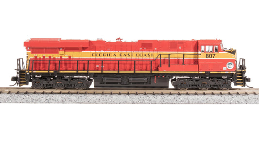 Broadway Limited 8638 GE ES44AC, FEC 807, Red & Yellow, No-Sound/DCC-Ready, N Scale