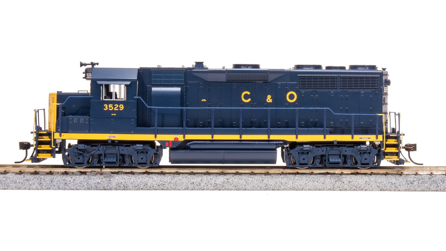 Broadway Limited 7536 EMD GP35, C&O 3529, "C&O w/Yellow Nose, Paragon4 Sound/DC/DCC, HO Scale