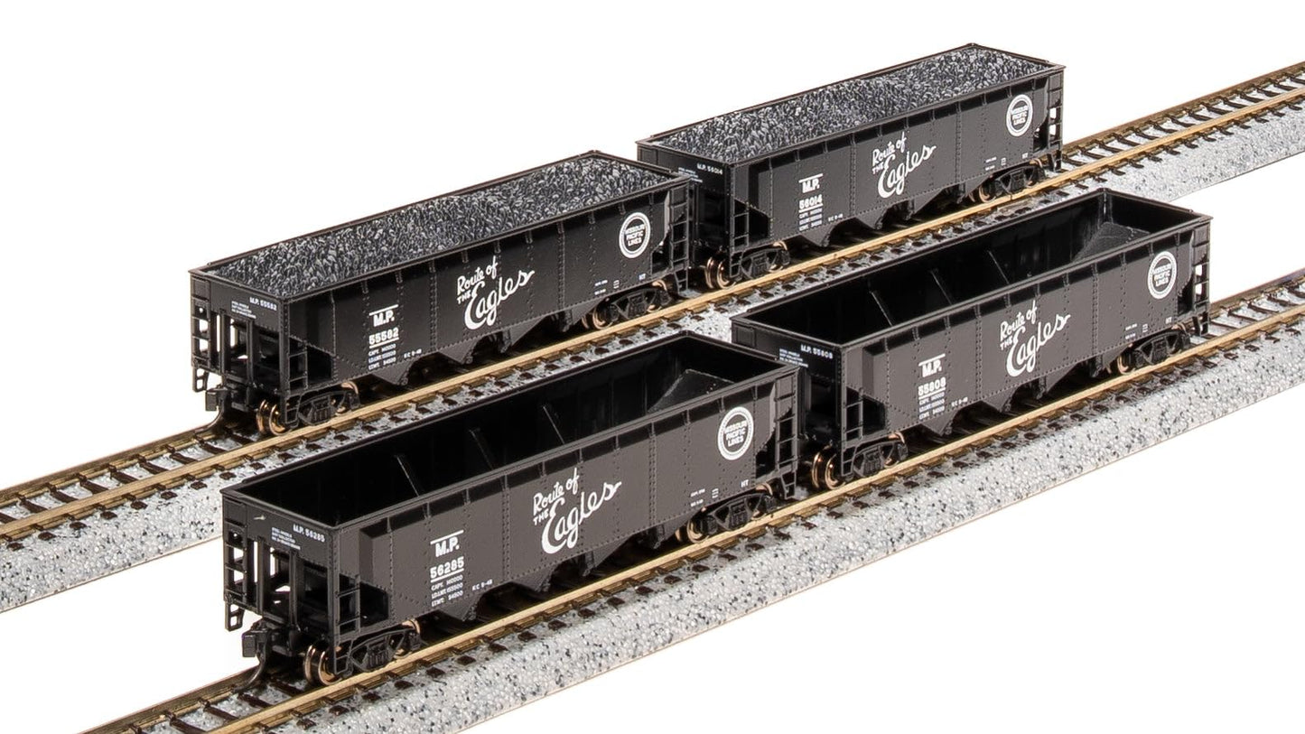 Broadway Limited 7430 ARA 70-Ton Quad Hopper, MP, Route of The Eagles, 4-Pack, N