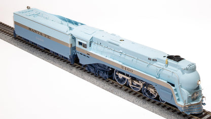 Broadway Limited Imports 7350 ATSF Blue Goose, 3460, As-Delivered w/ 3460 on Side of Tender, Paragon4 Sound/DC/DCC, Smoke, HO