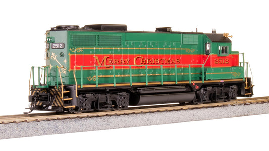 Broadway Limited 10025 EMD GP35, Christmas Holiday Scheme, Paragon4 Sound/DC/DCC, with Holiday Sounds, HO Scale