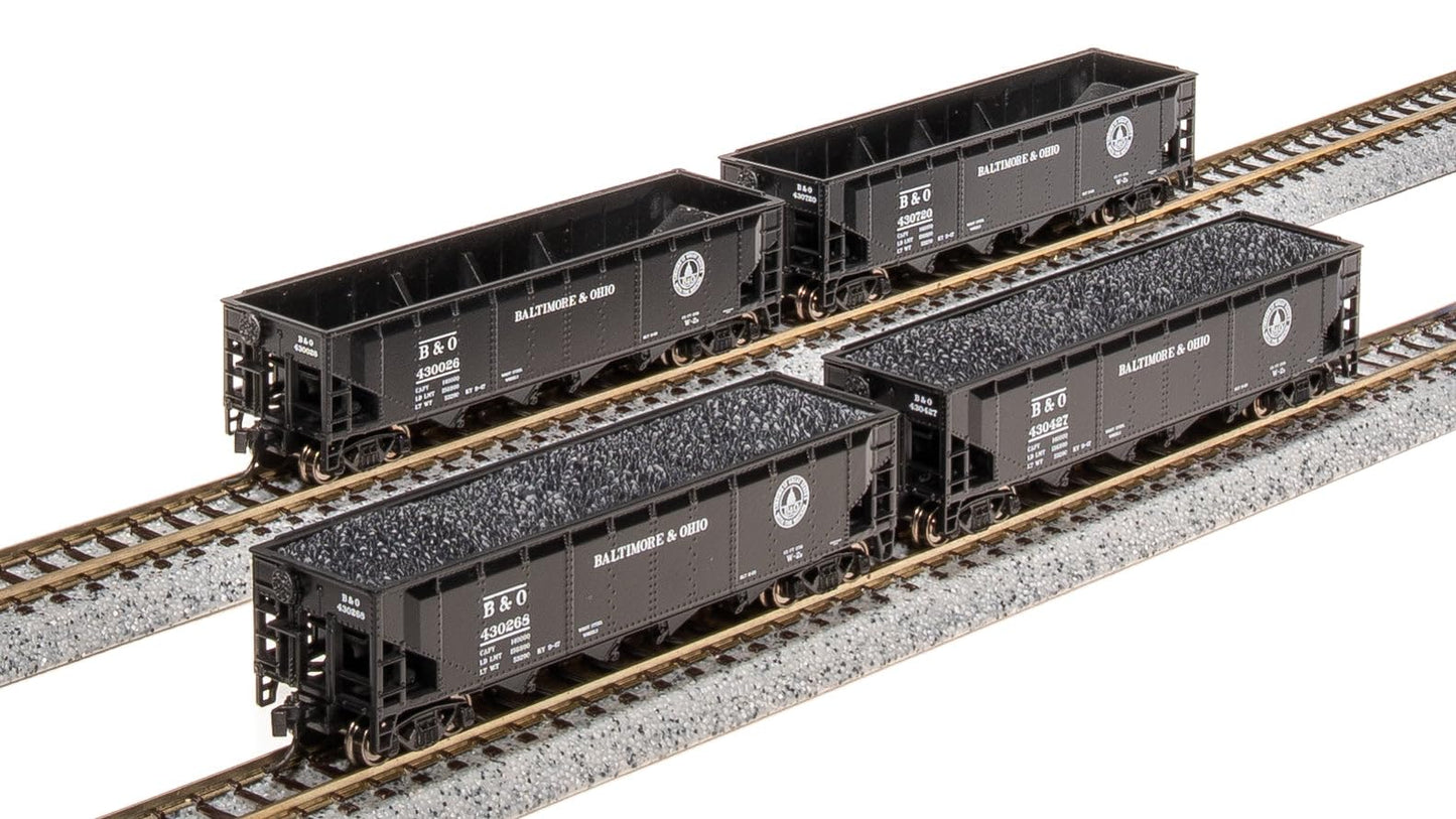 Broadway Limited 7421 ARA 70-Ton Quad Hopper, B&O W2b, 40s/50s w/Capital Dome, 4-Pack B, N