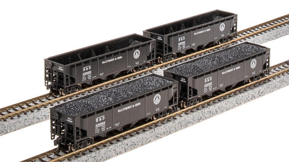 Broadway Limited 7421 ARA 70-Ton Quad Hopper, B&O W2b, 40s/50s w/Capital Dome, 4-Pack B, N