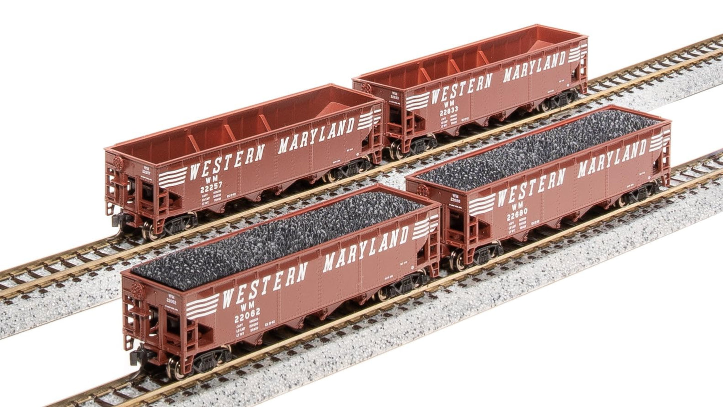 Broadway Limited 7439 ARA 70-Ton Quad Hopper, WM, 4-Pack, N (Fantasy Paint Scheme)