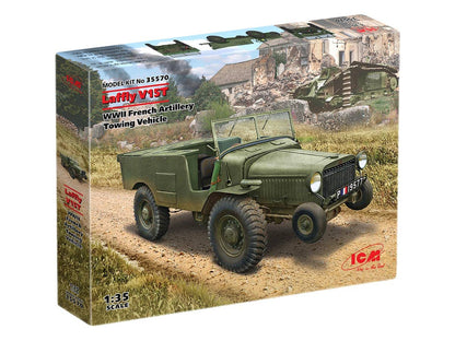 Plastic Military Vehicle Model Kit Laffly V15T, WWII French Artillery Towing Vehicle