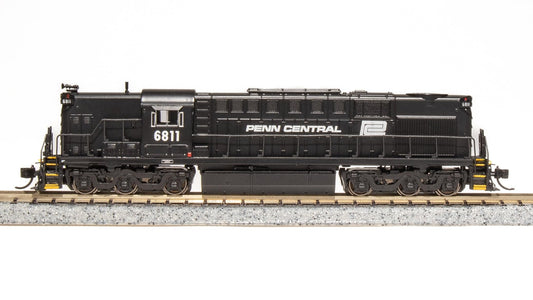 Broadway Limited 6620 Alco RSD-15, Penn Central #6811, Black w/White Lettering & Logo, Paragon4 Sound/DC/DCC, N