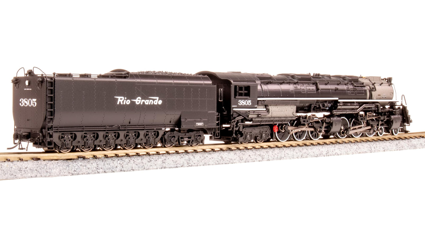 Broadway Limited 8658 D&RGW Challenger 4-6-6-4, #3805, Black & Graphite, Coal Tender, No-Sound/DCC-Ready, N Scale