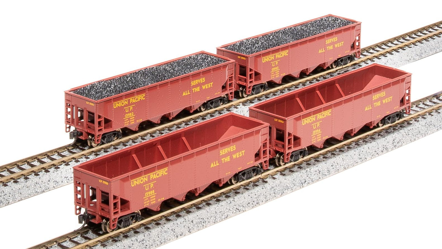 Broadway Limited 7438 ARA 70-Ton Quad Hopper, UP, 4-Pack, N (Fantasy Paint Scheme)