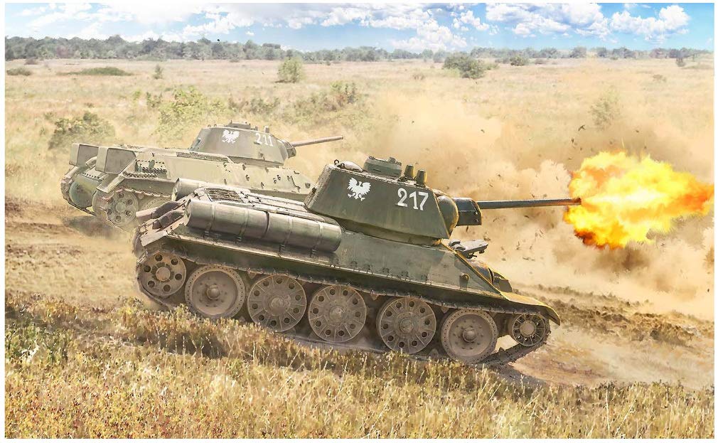 Italeri 7078S 1:72 T34/76 Mod. 43, Faithful Replica, Model Making, Crafts, Hobbies, Gluing, Plastic kit, Assembly