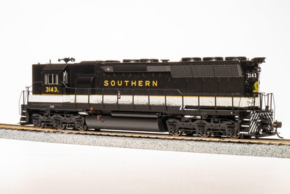 Broadway Limited 4292 EMD SD45, SOU #3143, Black, White, Gold Scheme, Paragon4 Sound/DC/DCC, HO (High Hood)