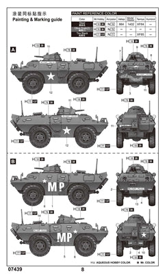 1/72 M706 Commando Armored Car Vietnam Model Kit