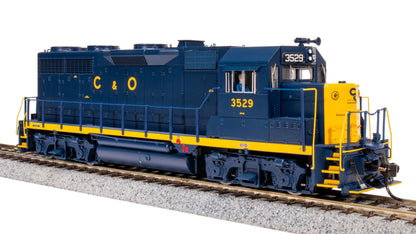 Broadway Limited 7536 EMD GP35, C&O 3529, "C&O w/Yellow Nose, Paragon4 Sound/DC/DCC, HO Scale