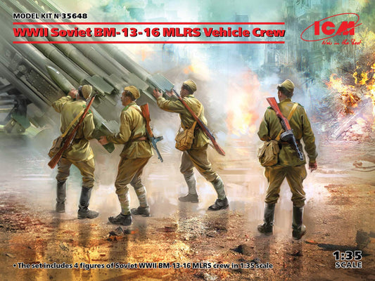WWII Soviet BM-13-16 MLRS Vehicle Crew
