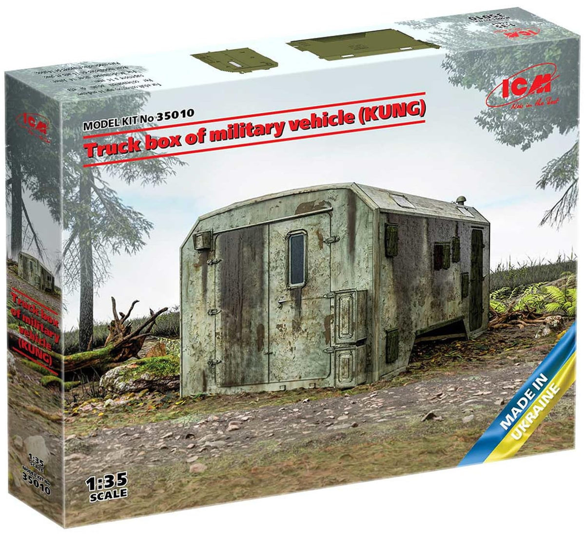 Military Vehicle Container (KUNG) Plastic Model