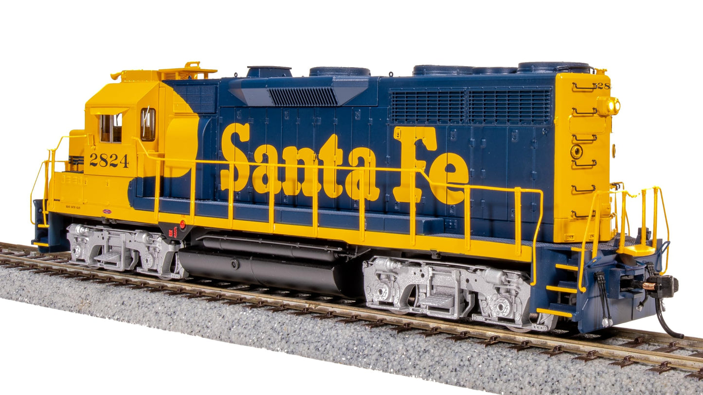 Broadway Limited 7530 EMD GP35, ATSF 2824, Blue Warbonnet, Paragon4 Sound/DC/DCC, (GP35u) HO Scale