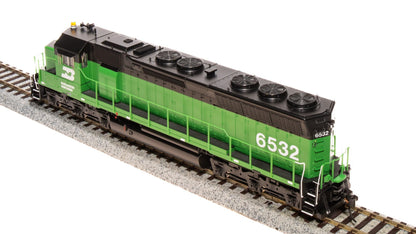 Broadway Limited 4284 EMD SD45, BN #6532, Green & Black, Paragon4 Sound/DC/DCC, HO