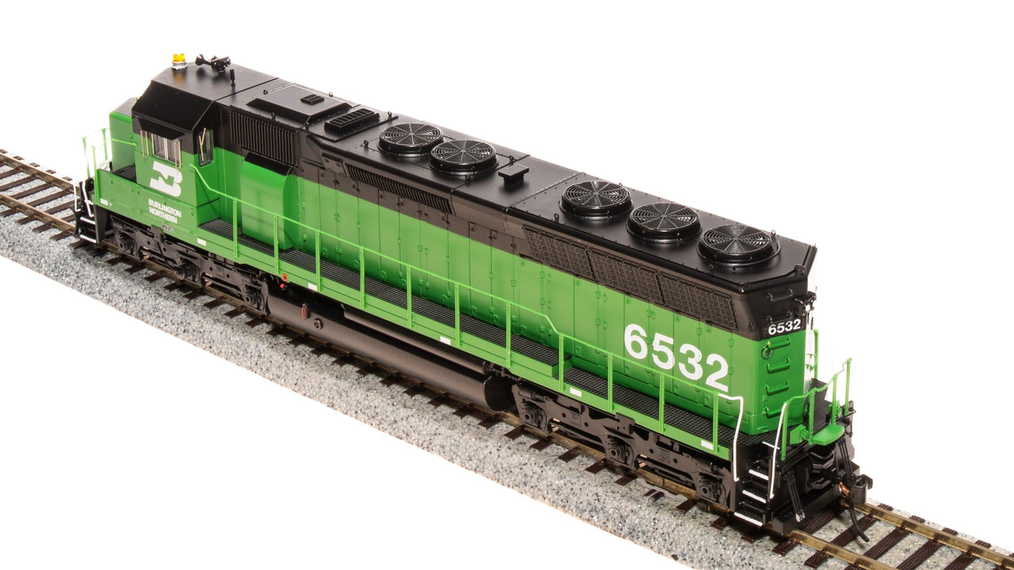 Broadway Limited 4285 EMD SD45, BN #6538, Green & Black, Paragon4 Sound/DC/DCC, HO