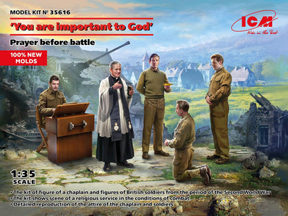 'You are Important to God' - Prayer Before Battle - 100% New Molds