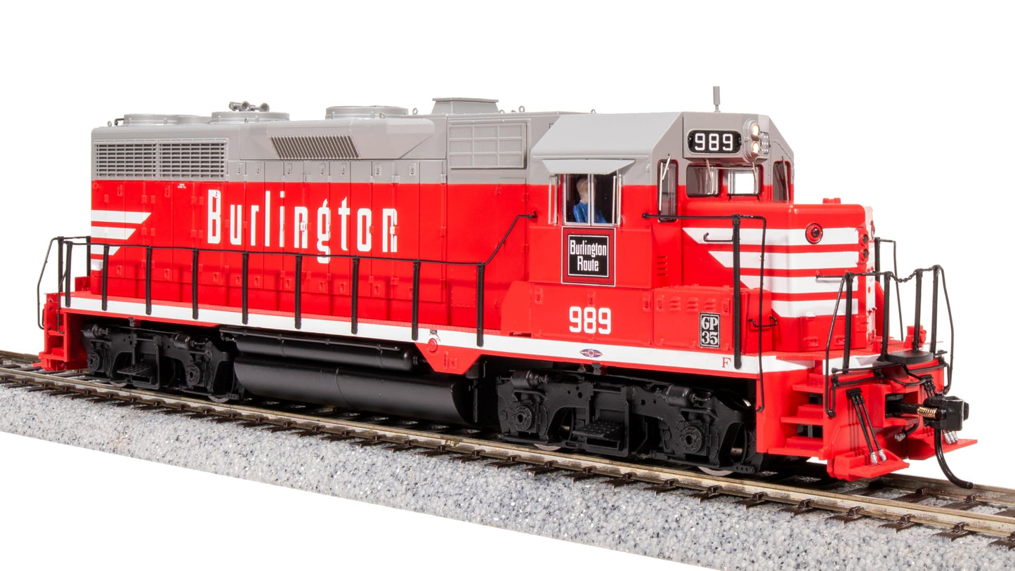 Broadway Limited 7535 EMD GP35, CBQ 992, Chinese Red, Paragon4 Sound/DC/DCC, HO Scale