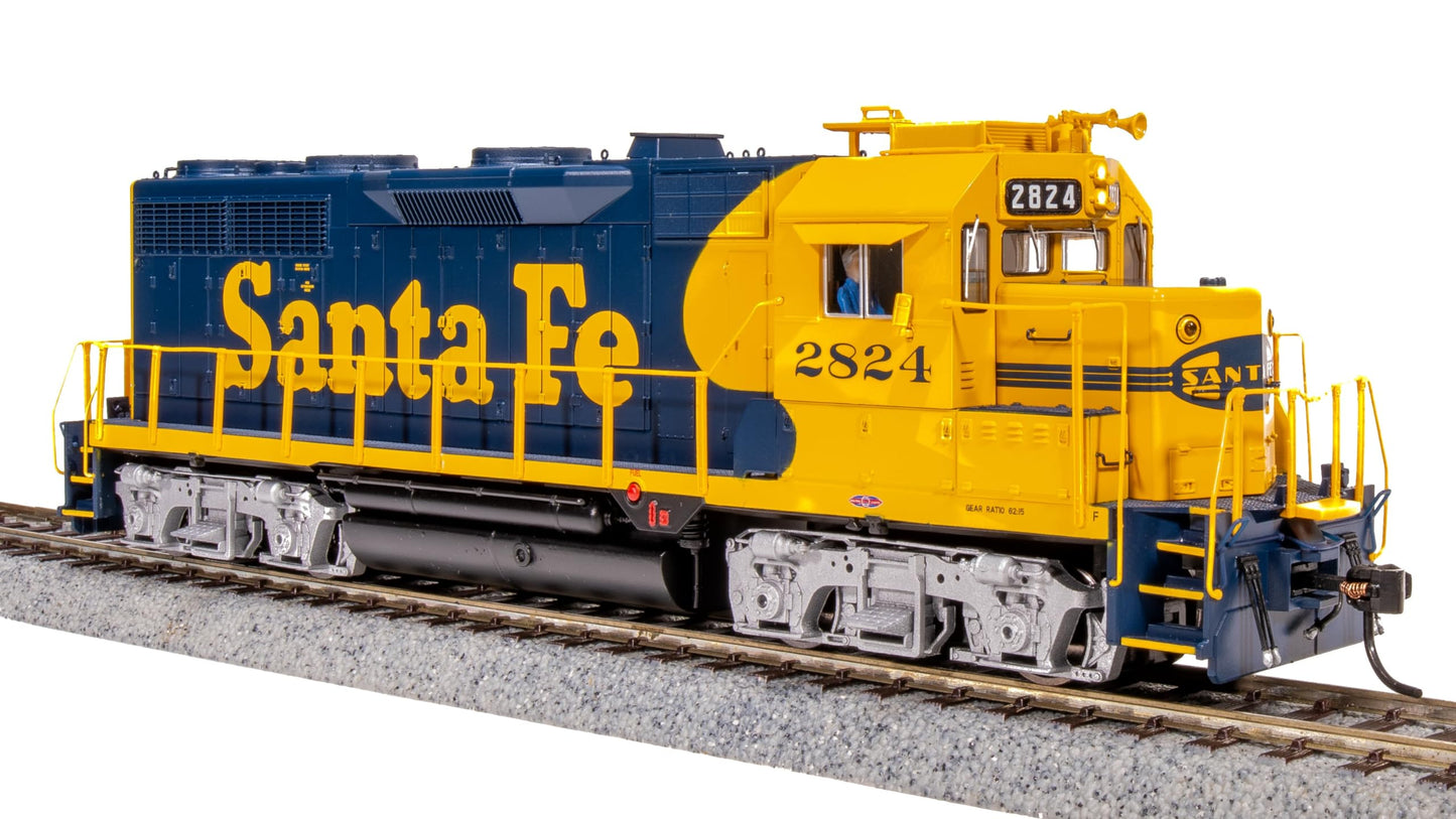 Broadway Limited 7531 EMD GP35, ATSF 2828, Blue Warbonnet, Paragon4 Sound/DC/DCC, (GP35u) HO Scale